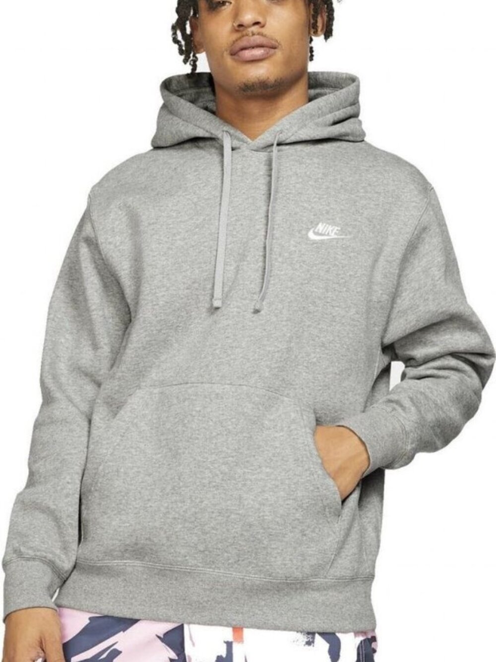 Nike Men's NSW Club Pullover Hoodie BV2654-063 - Large